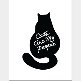 Cats Are My People Posters and Art